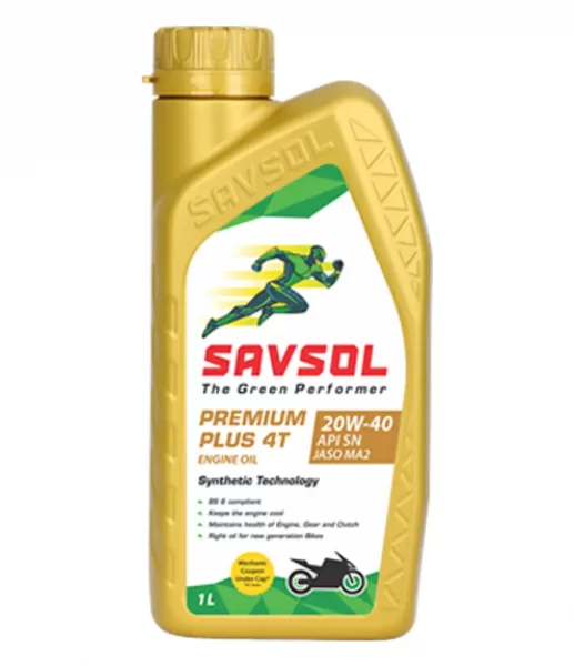 SAVSOL-PREMIUM-PLUS-4T-20W-40