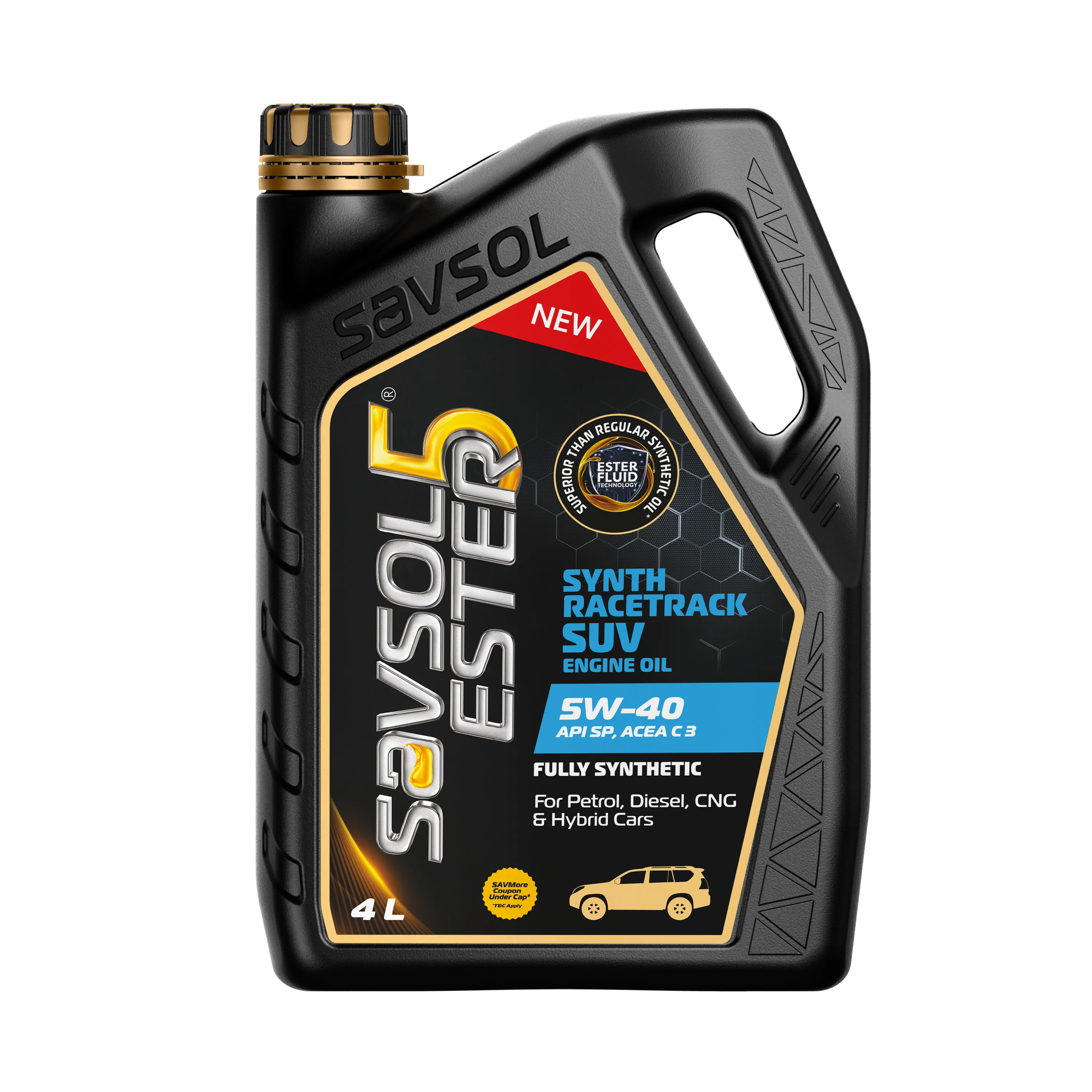 SAVSOL ESTER5 SYNTH RACETRACK SUV 5W-40